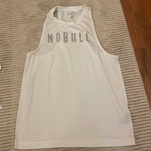Nobull high neck tank white size small